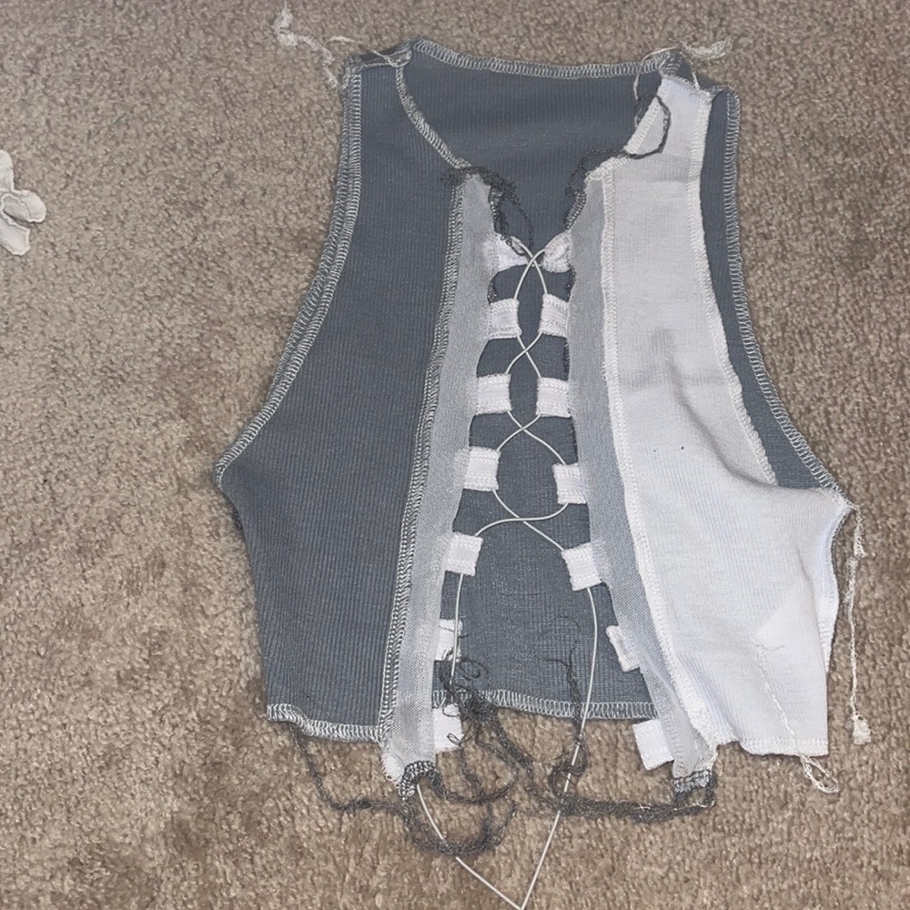 Strappy crop top